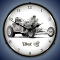 Vintage-Retro  Blast Off Lighted Wall Clock
