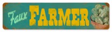 Retro Faux Farmers Tin Sign