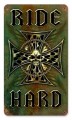 Vintage-Retro Ride Hard Metal-Tin Sign 2