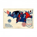 Retro Fresno Speedway Tin Sign 24 x 16 Inches