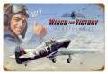 Vintage-Retro Wings For Victory Metal-Tin Sign