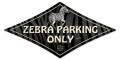 Vintage-Retro Zebra Parking Diamond Metal-Tin Sign