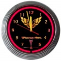 Retro GM TRANS AM NEON CLOCK 15 x 15 Inches