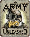 Vintage-Retro Army Unleashed Metal-Tin Sign