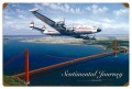 Retro Sentimental Journey Tin Sign 24 x 16 Inches