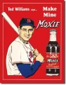 Vintage Ted Williams - Moxie Tin Sign