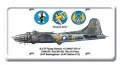 Vintage-Retro B-17 Flying Fortress License Plate