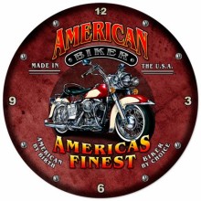 Vintage-Retro American Biker Wall Clock