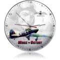 Vintage-Retro Wings For Victory Wall Clock