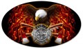 Vintage-Retro FD Eagle Oval Metal-Tin Sign
