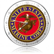 Vintage-Retro US Marine Corps Wall Clock