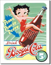 Retro Betty Boop Boopsi Cola Metal Sign