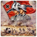 Vintage-Retro German Flag Metal-Tin Sign