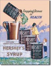 Retro Hershey's Syrup Metal Sign