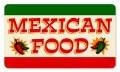 Vintage-Retro Mexican Food Metal-Tin Sign