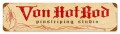 Vintage-Retro Pinstripe Studio Metal-Tin Sign