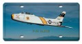 Vintage-Retro F-86 Sabre License Plate