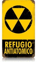 Vintage-Retro Refugio Metal-Tin Sign