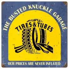 Vintage  Tire Shop Metal Sign