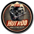 Vintage-Retro Hot Rod Helmet Wall Clock 14 x 14 Inches