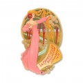 Vintage La Capricieuse Tin Sign 7 x 11 Inches