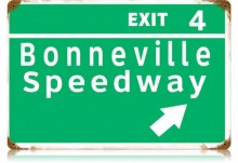 Vintage-Retro Bonneville Speedway Metal-Tin Sign