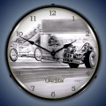Vintage-Retro  Garlits Lighted Wall Clock