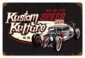 Vintage-Retro Kustom Kulture Metal-Tin Sign