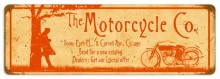 Vintage-Retro Motorcycle Company Metal-Tin Sign