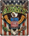 Vintage-Retro Army Eagle Metal-Tin Sign