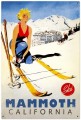 Vintage-Retro Ski Mammoth Metal-Tin Sign LARGE