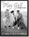 Vintage Stooges - Lotta Balls Metal Sign