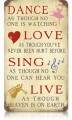 Vintage-Retro Dance Love Metal-Tin Sign