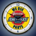 Vintage-Retro  Chevy Parts 2 W/numbers Lighted Wall Clock