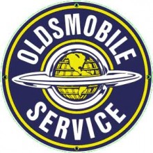 Oldsmobile Service Porcelain Sign