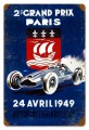 Vintage-Retro Grand Prix Paris Metal-Tin Sign