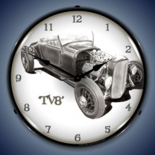 Vintage-Retro  TV8 Lighted Wall Clock