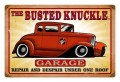 Vintage  Busted Knuckle Garage Metal Sign 8