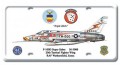 Vintage-Retro F-100D Super Sabre License Plate