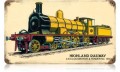 Vintage-Retro Highland Railway Metal-Tin Sign