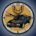 Vintage-Retro  1977 Pontiac Firebird Lighted Wall Clock