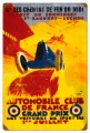 Vintage-Retro France Grand Prix Metal-Tin Sign 16 x 24 Inches