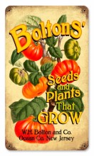 Vintage-Retro Bolton's Seeds Metal-Tin Sign