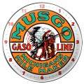 Vintage-Retro Musgo Gasoline Wall Clock