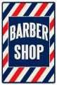 Vintage-Retro Barber Shop Metal-Tin Sign LARGE