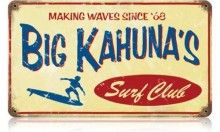 Vintage-Retro Big Kahuna Metal-Tin Sign