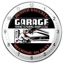 Vintage Mechanic On DutyWall Clock
