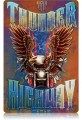 Vintage-Retro Thunder Highway Rustic Metal-Tin Sign