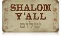 Vintage-Retro Shalom Metal-Tin Sign