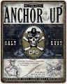 Vintage-Retro Anchor Up Metal-Tin Sign